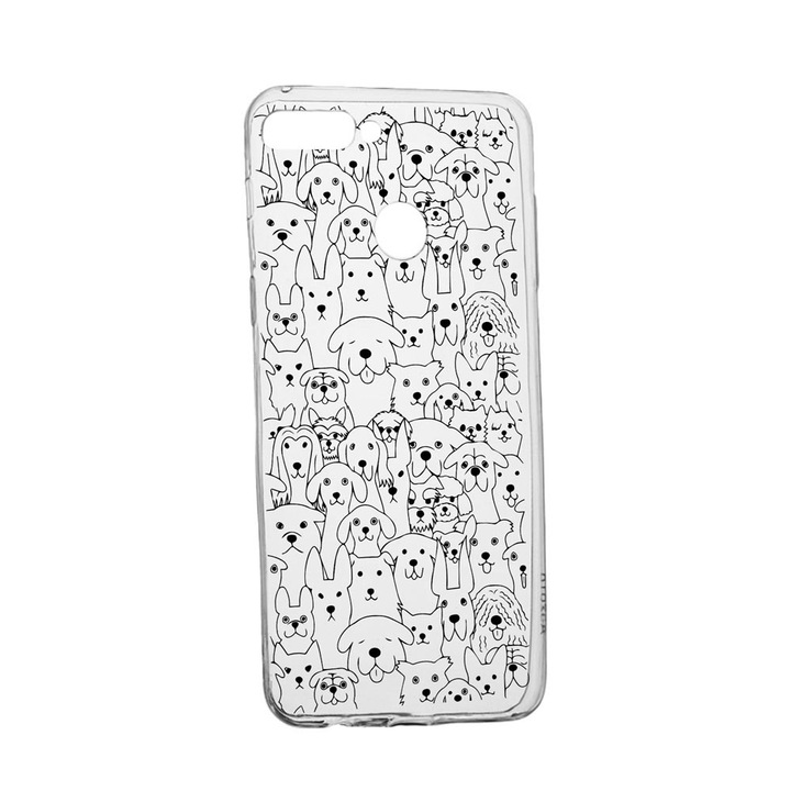 Husa Silicon Compatibila Cu Huawei Y7 Prime 2018 / Y7 2018, Poppies, rezistenta la uzura, anti-alunecare, 745