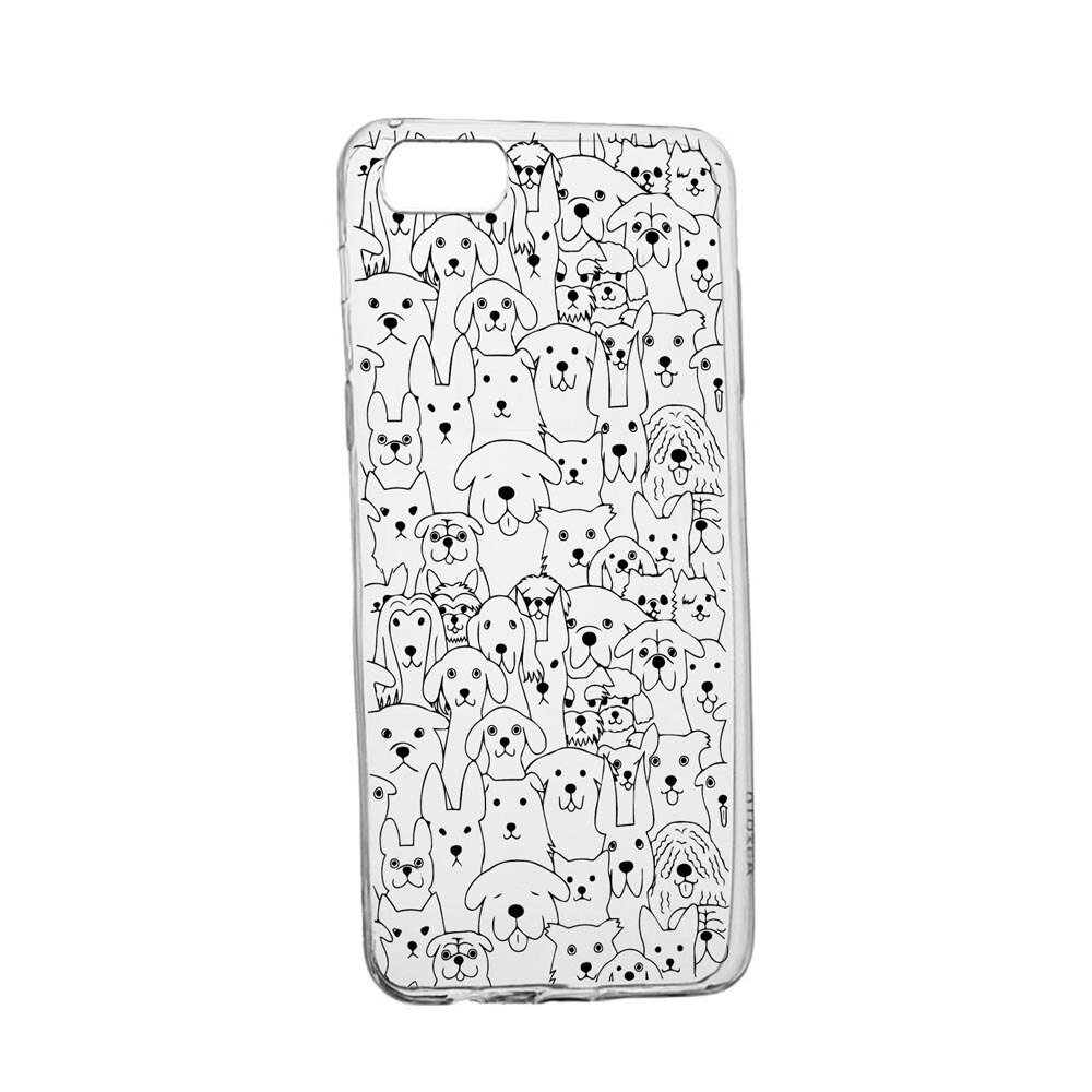 Husa Silicon Compatibila Cu Apple iPhone 6 Plus / 6S Plus, Poppies, rezistenta la uzura, anti-alunecare, 745