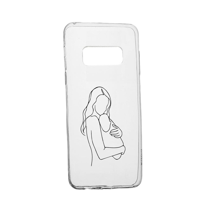 Husa Silicon Compatibila Cu Samsung Galaxy Note 9, Mother Love, rezistenta la uzura, anti-alunecare, 747