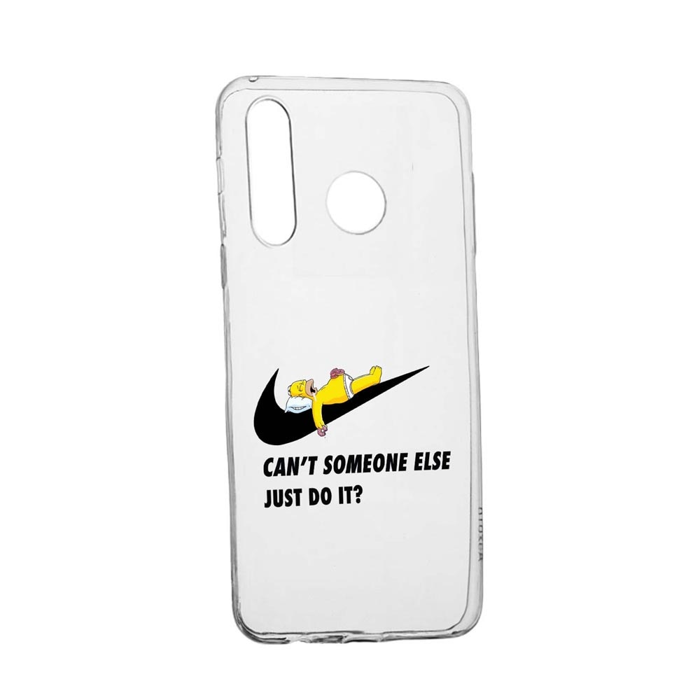 Husa Silicon Compatibila Cu Huawei P20 Lite 2019, Simpson - Just Do It, rezistenta la uzura, anti-alunecare, 751
