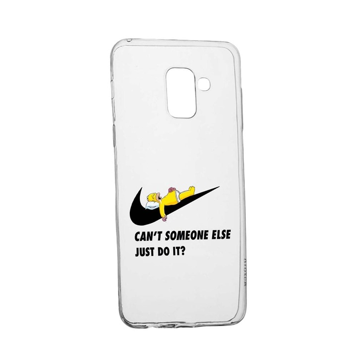 Husa Silicon Compatibila Cu Samsung Galaxy Galaxy A6 Plus / J8 2018, Simpson - Just Do It, rezistenta la uzura, anti-alunecare, 751