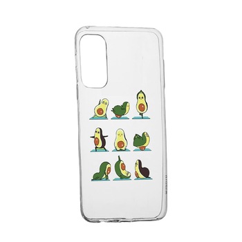 Husa Silicon Compatibila Cu Samsung Galaxy S21 Plus, Avocado Yoga, rezistenta la uzura, anti-alunecare, 752 Husa Silicon Compatibila Cu Samsung Galaxy S21 Plus, Avocado Yoga, rezistenta la uzura, anti-alunecare, 752