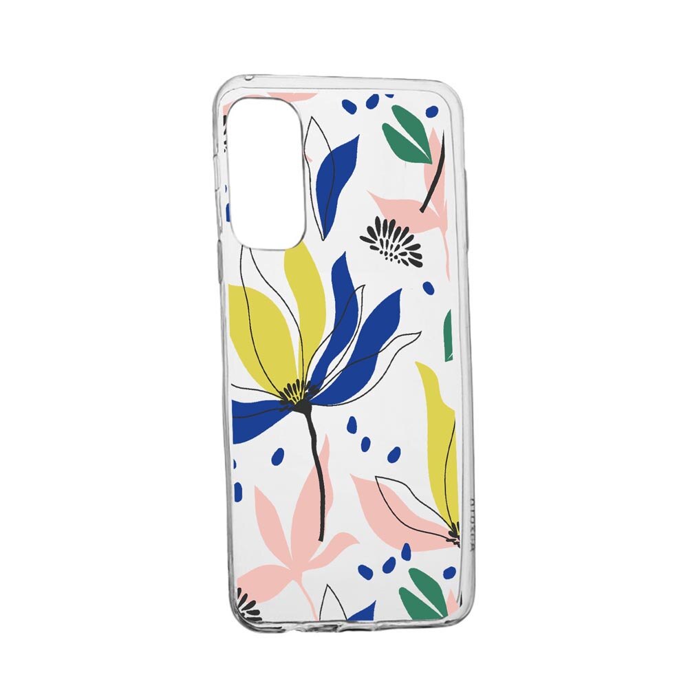 Husa Silicon Compatibila Cu Samsung Galaxy S20 FE / Galaxy S20 FE 5G, Flowers Pattern, rezistenta la uzura, anti-alunecare, 754