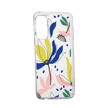 Husa Silicon Compatibila Cu Samsung Galaxy S20 FE / Galaxy S20 FE 5G, Flowers Pattern, rezistenta la uzura, anti-alunecare, 754 Husa Silicon Compatibila Cu Samsung Galaxy S20 FE / Galaxy S20 FE 5G, Flowers Pattern, rezistenta la uzura, anti-alunecare, 754