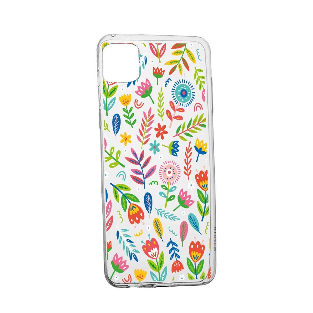 Husa Silicon Compatibila Cu Samsung Galaxy A12, Happy Flowers, rezistenta la uzura, anti-alunecare, 756