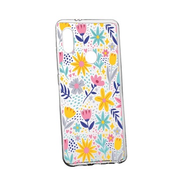 Husa Silicon Compatibila Cu Huawei Y7 2019, Little Flowers, rezistenta la uzura, anti-alunecare, 758 Husa Silicon Compatibila Cu Huawei Y7 2019, Little Flowers, rezistenta la uzura, anti-alunecare, 758