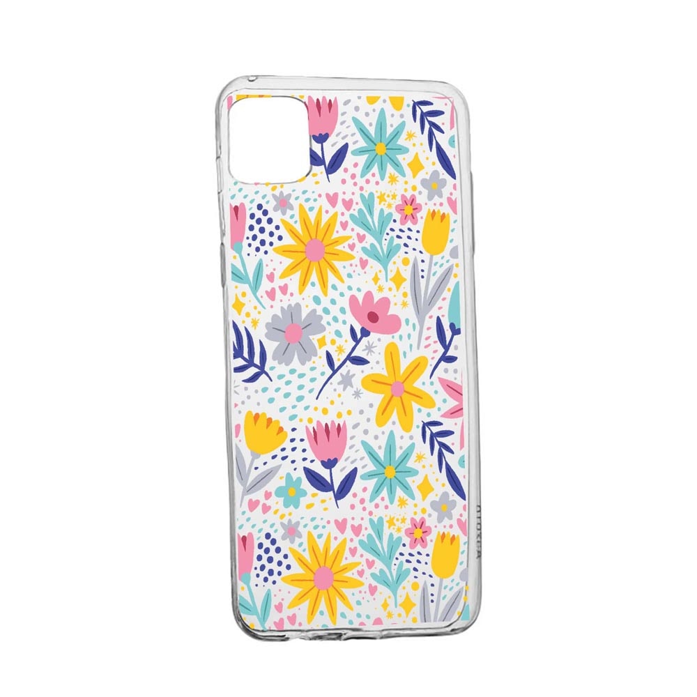 Husa Silicon Compatibila Cu Apple iPhone 11 Pro Max, Little Flowers, rezistenta la uzura, anti-alunecare, 758