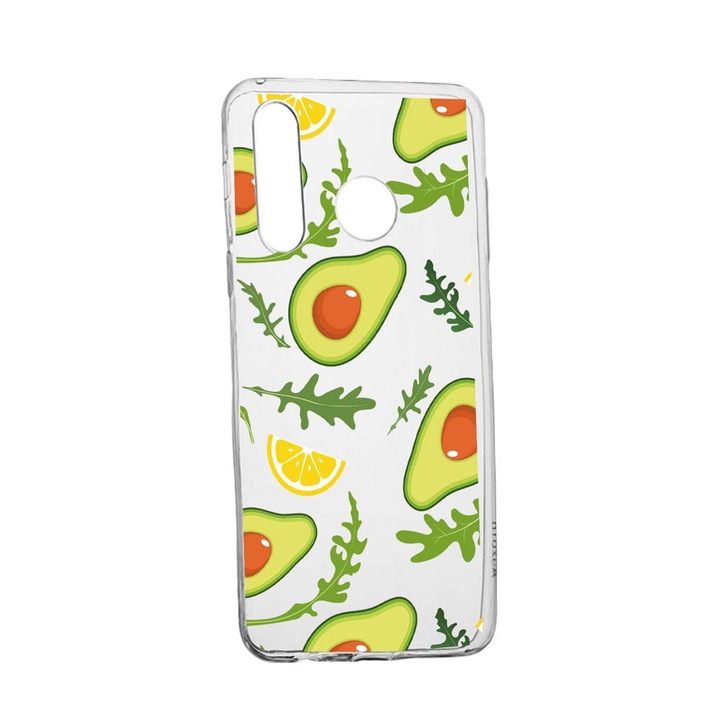 Husa Silicon Compatibila Cu Samsung Galaxy A40, Avocado, rezistenta la uzura, anti-alunecare, 760