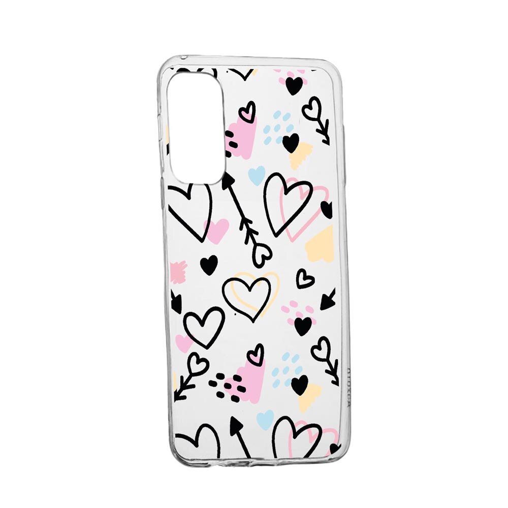 Husa Silicon Compatibila Cu Samsung Galaxy S20 FE / Galaxy S20 FE 5G, Love Symbols, rezistenta la uzura, anti-alunecare, 764