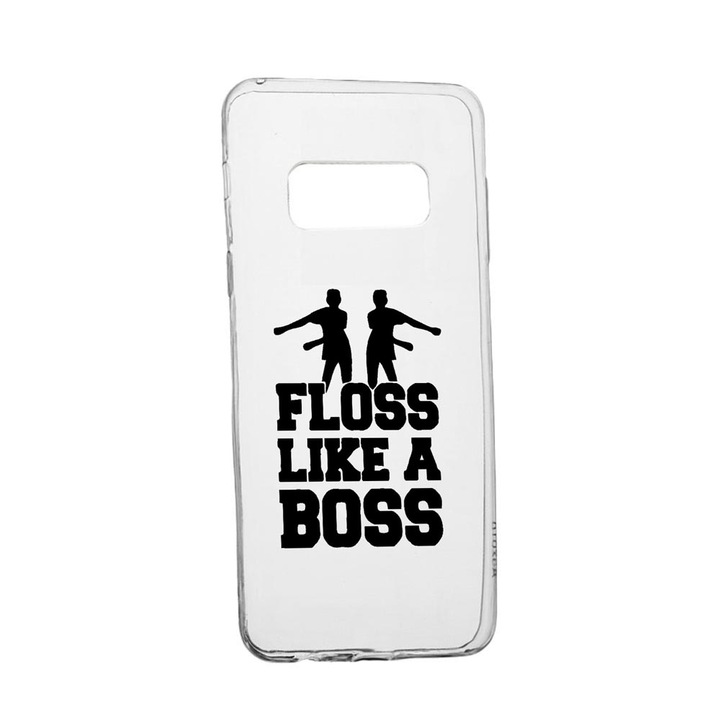 Husa Silicon Compatibila Cu Samsung Galaxy Note 9, Floss Like A Boss, rezistenta la uzura, anti-alunecare, 765