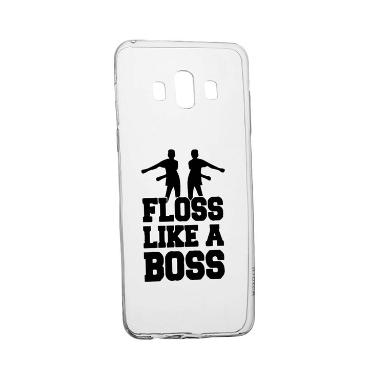 Husa Silicon Compatibila Cu Samsung Galaxy J6 Plus 2018, Floss Like A Boss, rezistenta la uzura, anti-alunecare, 765