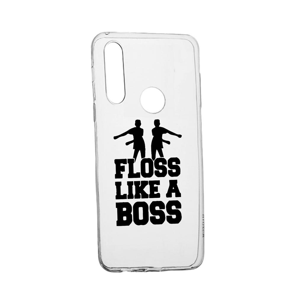 Husa Silicon Compatibila Cu Huawei P30 Lite, Floss Like A Boss, rezistenta la uzura, anti-alunecare, 765