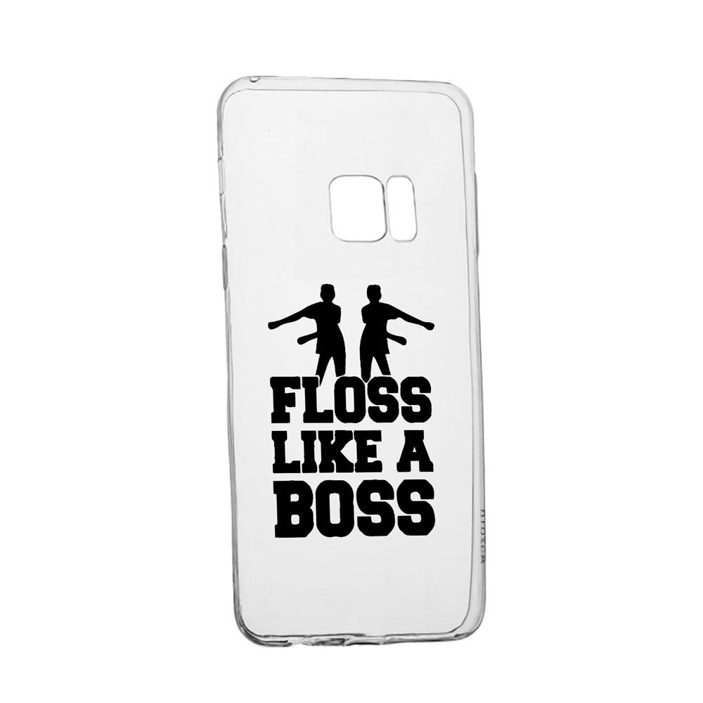 Husa Silicon Compatibila Cu Samsung Galaxy S7 Edge, Floss Like A Boss, rezistenta la uzura, anti-alunecare, 765