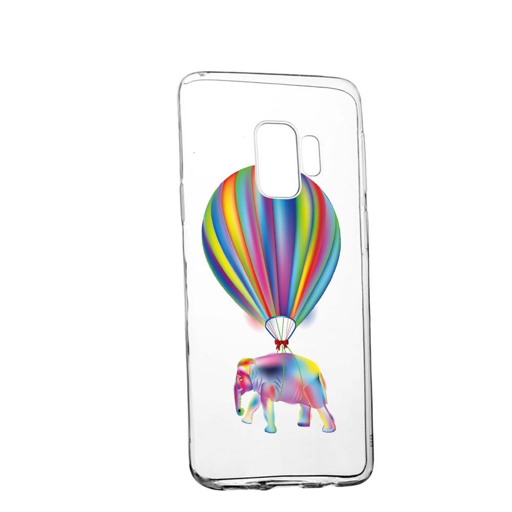 Husa Silicon Compatibila Cu Xiaomi Redmi Note 8 Pro, Rainbow Elefant, rezistenta la uzura, anti-alunecare, 767