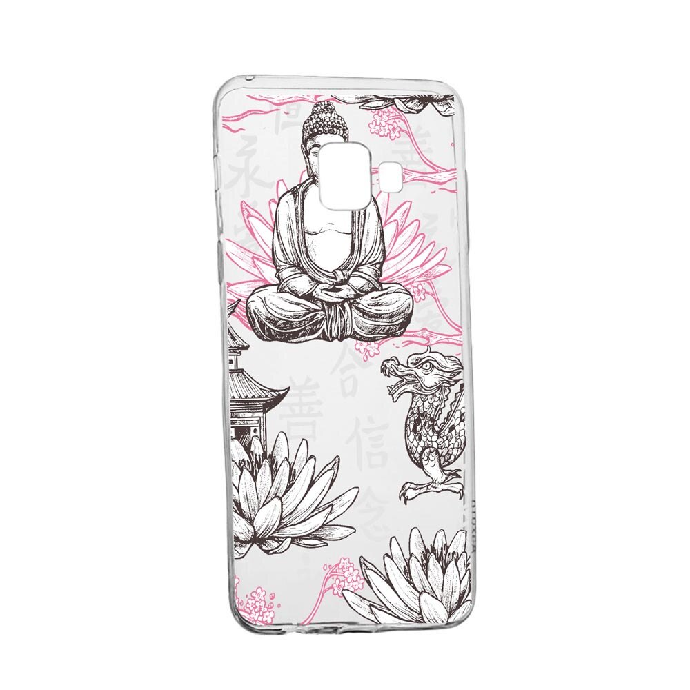 Husa Silicon Compatibila Cu Samsung Galaxy A3 2017, Buddha, rezistenta la uzura, anti-alunecare, 768