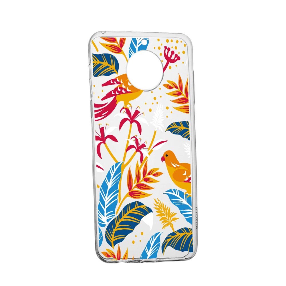 Husa Silicon Compatibila Cu Nokia 7.2, Colored Birds, rezistenta la uzura, anti-alunecare, 769