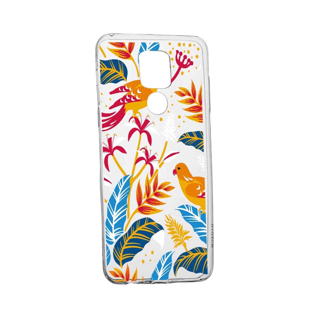Husa Silicon Compatibila Cu Xiaomi Redmi Note 9, Colored Birds, rezistenta la uzura, anti-alunecare, 769