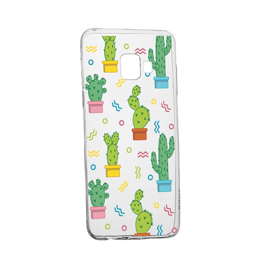 Husa Silicon Compatibila Cu Samsung Galaxy A3 2017, Cactus, rezistenta la uzura, anti-alunecare, 770