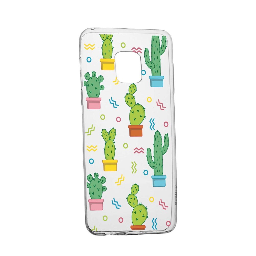 Husa Silicon Compatibila Cu Xiaomi Redmi Note 9 Pro, Cactus, rezistenta la uzura, anti-alunecare, 770