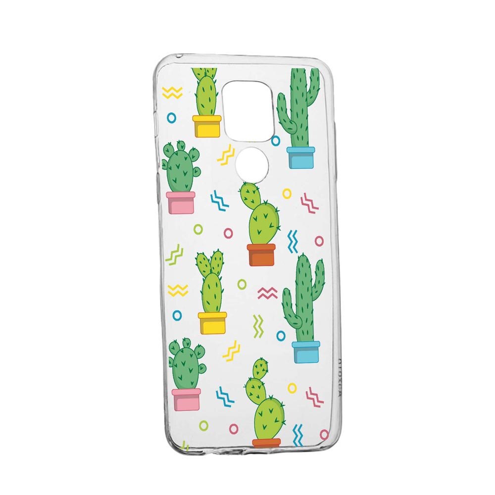 Husa Silicon Compatibila Cu Xiaomi Redmi Note 9, Cactus, rezistenta la uzura, anti-alunecare, 770