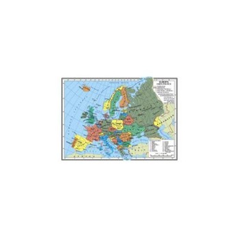 Harta Europa plastifiata A4 - Dan Dumitru Harta Europa plastifiata A4 - Dan Dumitru