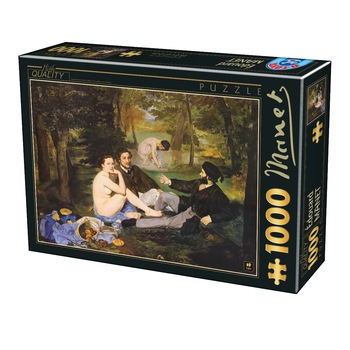 Puzzle D-Toys Manet, The Luncheon on the Grass, 1000 piese Puzzle D-Toys Manet, The Luncheon on the Grass, 1000 piese