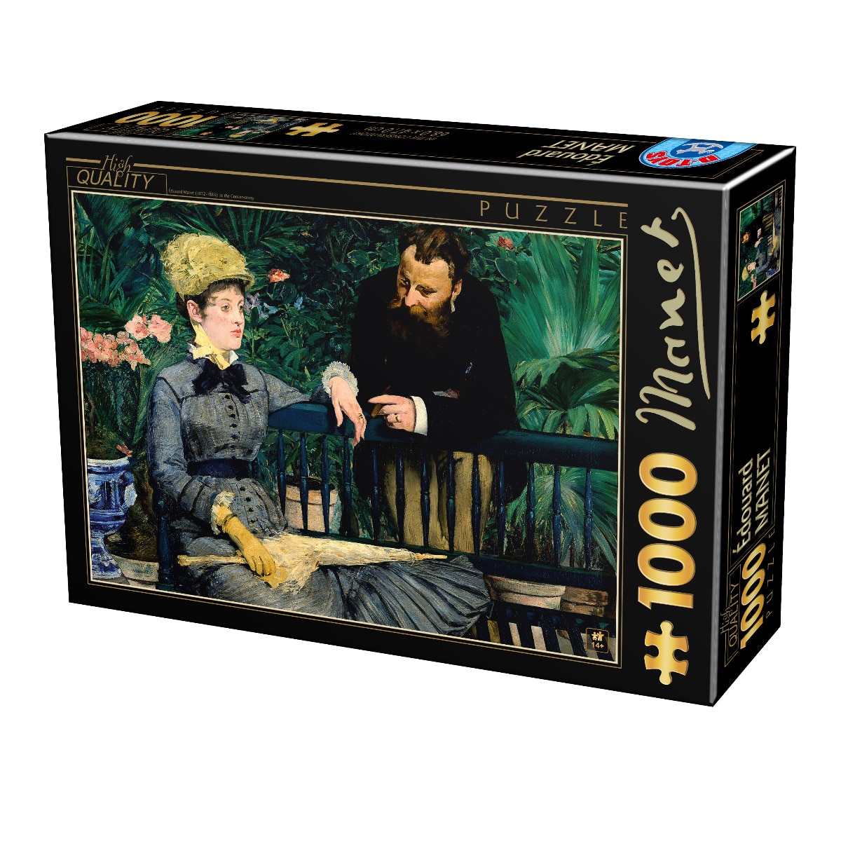 Puzzle D-Toys Manet, In the Conservatory, 1000 piese