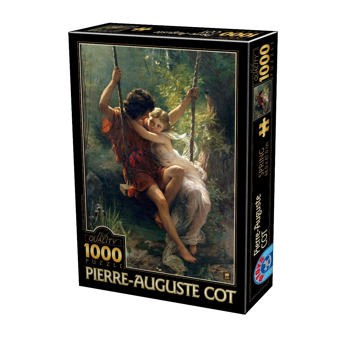 Puzzle D-Toys Pierre Auguste Cote, Primavara, 1000 piese
