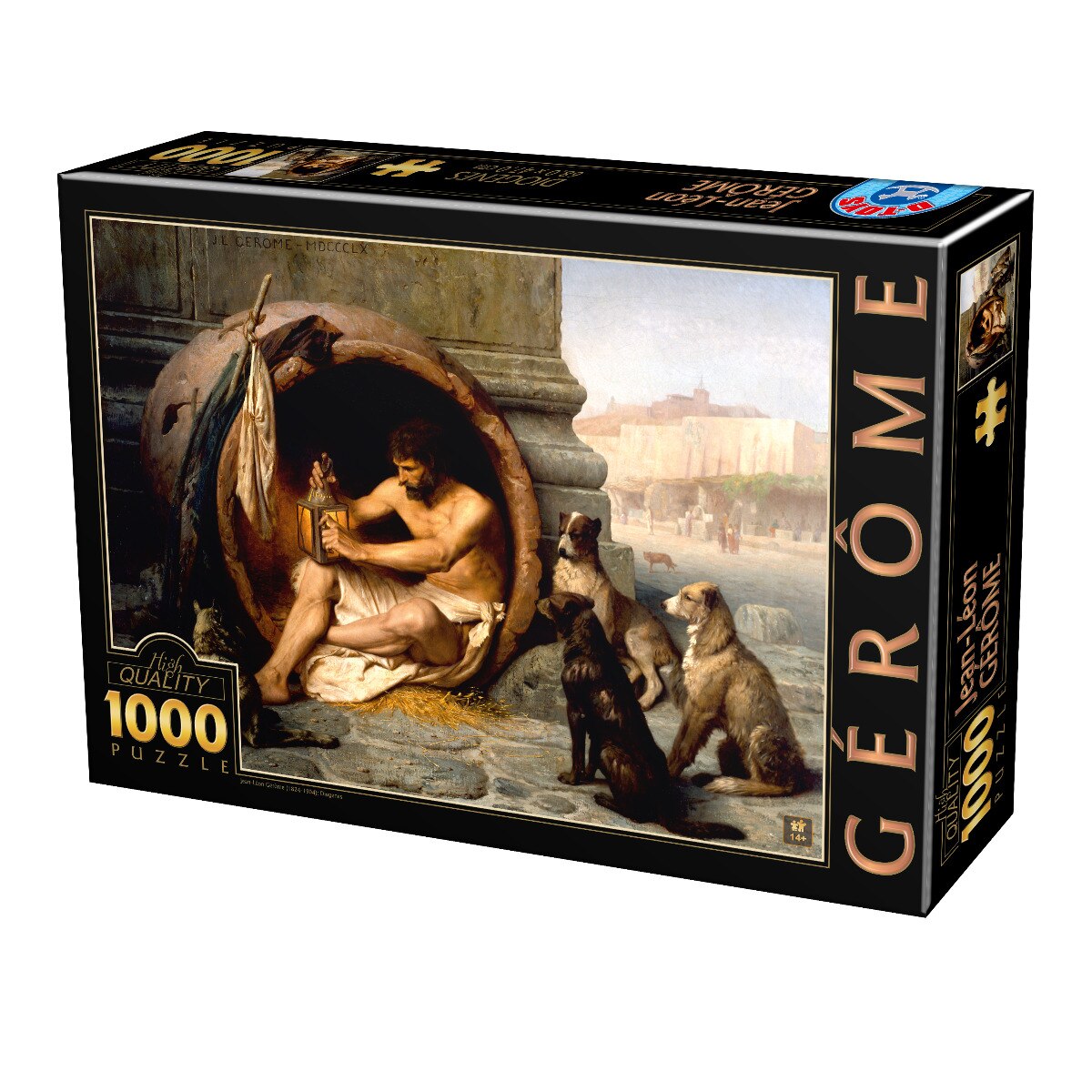 Puzzle D-Toys Jean Leon Gerome, Diogenes of Sinope, 1000 piese