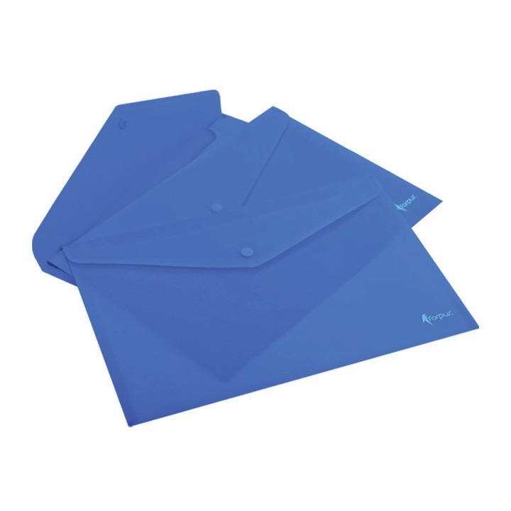 Mapa cu buton Forpus Premier 21616 albastra