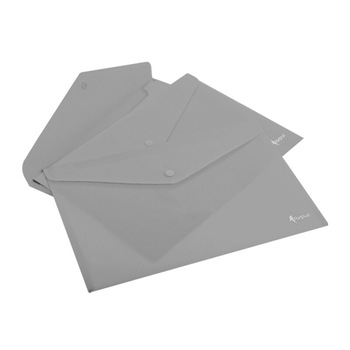 Mapa cu buton Forpus Premier 21619 gri Mapa cu buton Forpus Premier 21619 gri