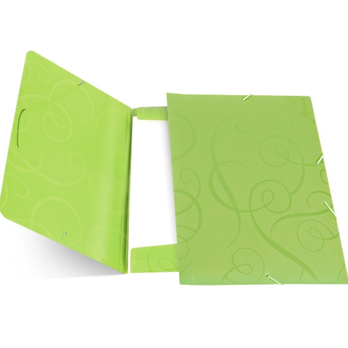 Mapa plastic cu elastic Forpus Barocco - verde deschis