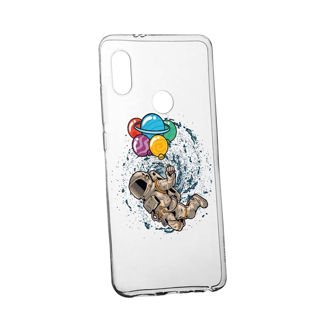 Husa Silicon Compatibila Cu Motorola One Action / P40 Power, Happy Astronaut, rezistenta la uzura, anti-alunecare, 773