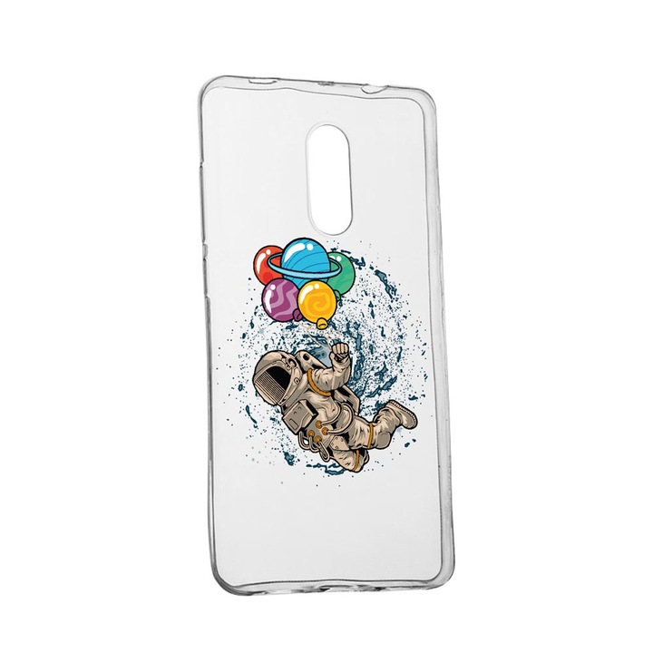 Husa Silicon Compatibila Cu Nokia 2.4, Happy Astronaut, rezistenta la uzura, anti-alunecare, 773