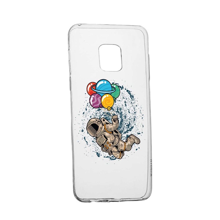 Szilikon tok Xiaomi Poco X3 (NFC) / Poco X3 kompatibilis, Boldog űrhajós, kopásálló, csúszásgátló, 773