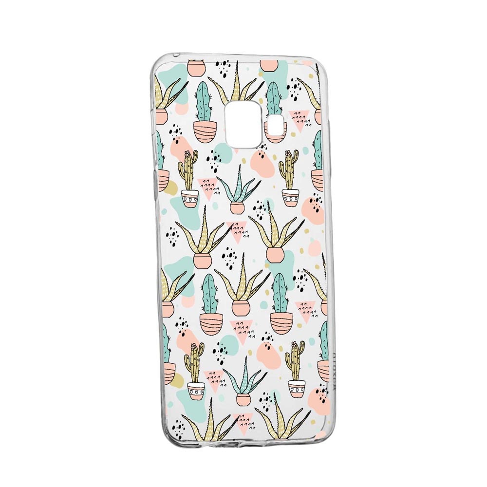 Husa Silicon Compatibila Cu Samsung Galaxy A3 2017, Cactus, rezistenta la uzura, anti-alunecare, 774