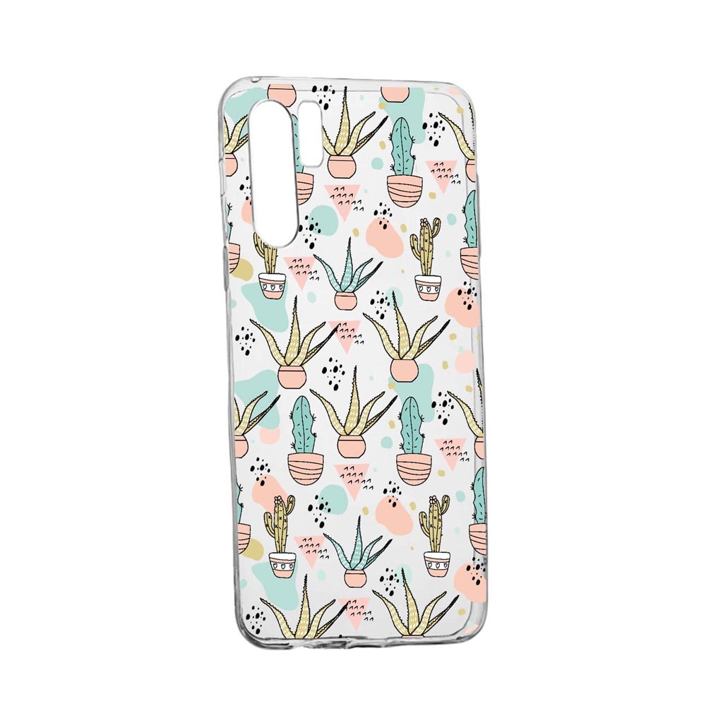Husa Silicon Compatibila Cu Oppo A91, Cactus, rezistenta la uzura, anti-alunecare, 774