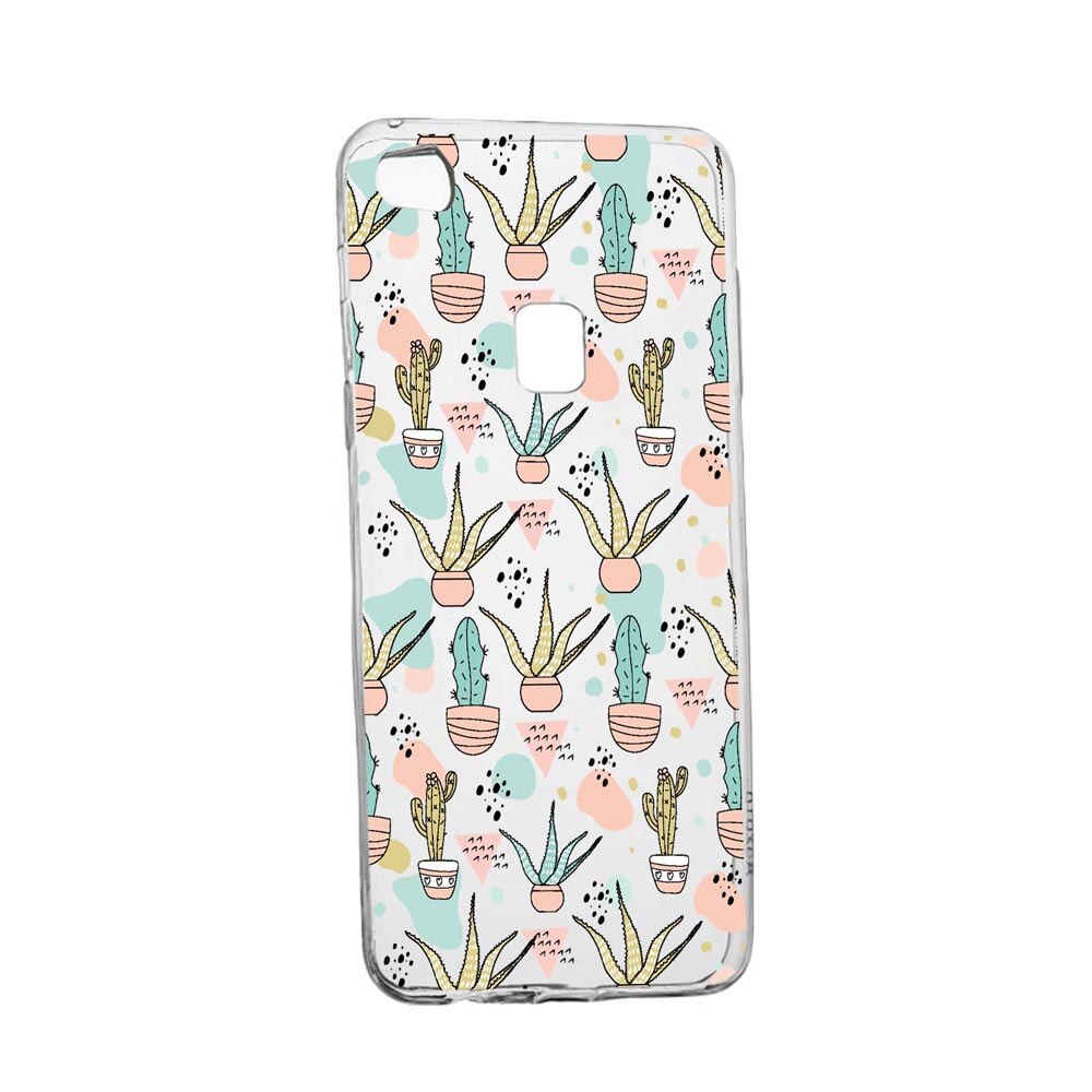 Husa Silicon Compatibila Cu Huawei P10 Lite, Cactus, rezistenta la uzura, anti-alunecare, 774