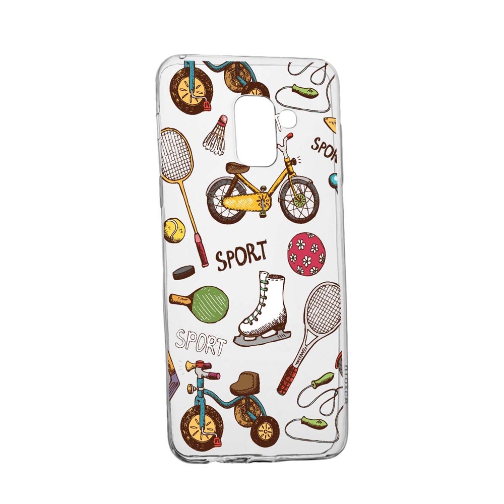 Husa Silicon Compatibila Cu Samsung Galaxy A6 2018, Summer Sport, rezistenta la uzura, anti-alunecare, 776