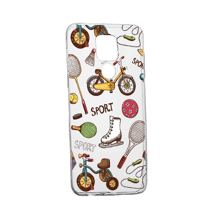 Husa Silicon Compatibila Cu Xiaomi Redmi Note 9, Summer Sport, rezistenta la uzura, anti-alunecare, 776