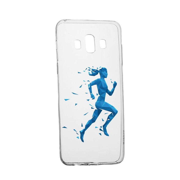 Husa Silicon Compatibila Cu Samsung Galaxy J6 Plus 2018, Running, rezistenta la uzura, anti-alunecare, 777