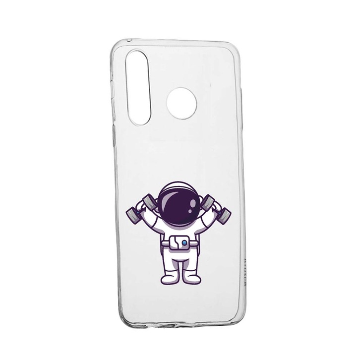 Szilikon tok Samsung Galaxy A21-gyel Kompatibilis, Űrhajós Edzőterem, kopásálló, csúszásgátló, 778