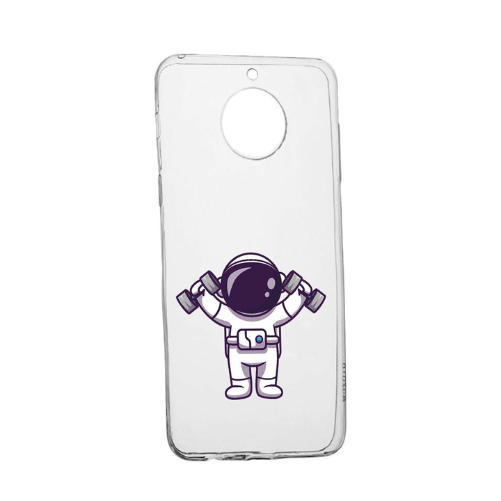 Husa Silicon Compatibila Cu Xiaomi Redmi Note 9 Pro 5G, Astronaut Gym, rezistenta la uzura, anti-alunecare, 778