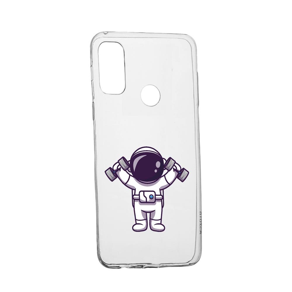 Husa Silicon Compatibila Cu Motorola Moto G10 / Moto G30 / Moto 10 Power, Astronaut Gym, rezistenta la uzura, anti-alunecare, 778