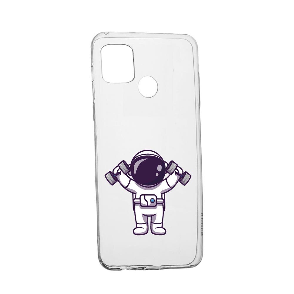 Husa Silicon Compatibila Cu Google Pixel 5, Astronaut Gym, rezistenta la uzura, anti-alunecare, 778