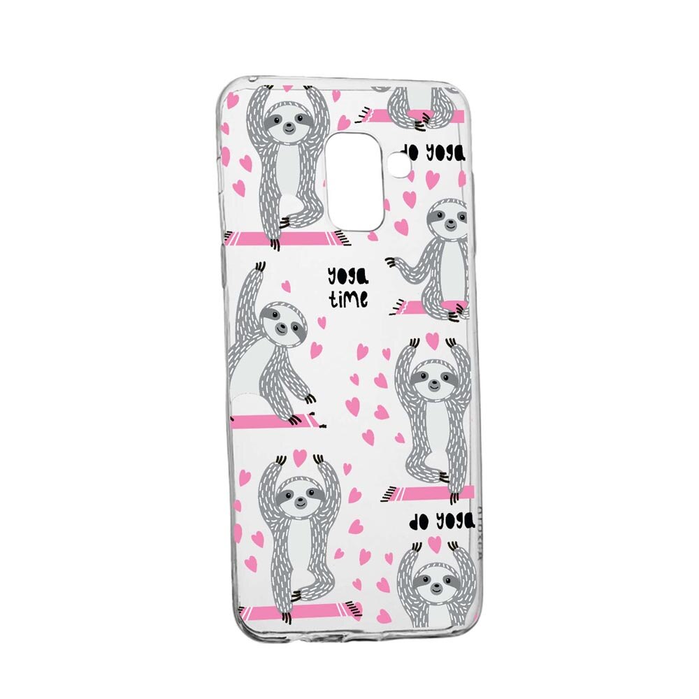 Husa Silicon Compatibila Cu Samsung Galaxy A8 2018 / A5 2018, Yoga Time, rezistenta la uzura, anti-alunecare, 780