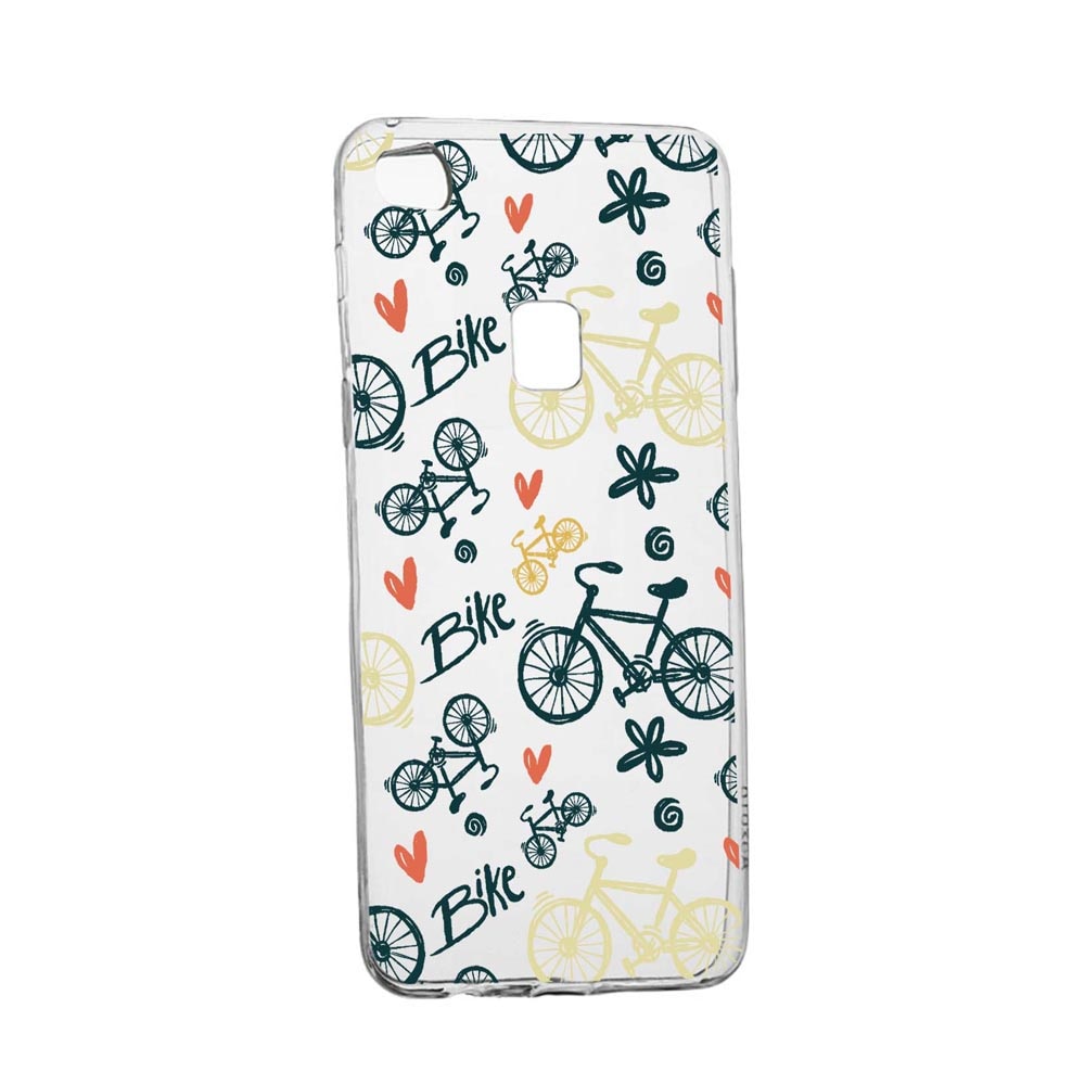 Husa Silicon Compatibila Cu Huawei P10 Lite, Bike Love, rezistenta la uzura, anti-alunecare, 781