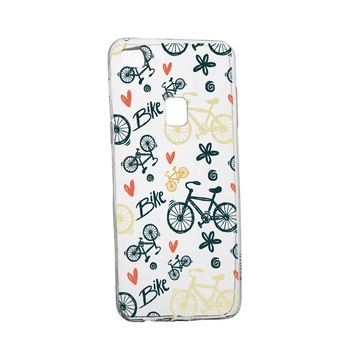 Husa Silicon Compatibila Cu Huawei P10 Lite, Bike Love, rezistenta la uzura, anti-alunecare, 781 Husa Silicon Compatibila Cu Huawei P10 Lite, Bike Love, rezistenta la uzura, anti-alunecare, 781