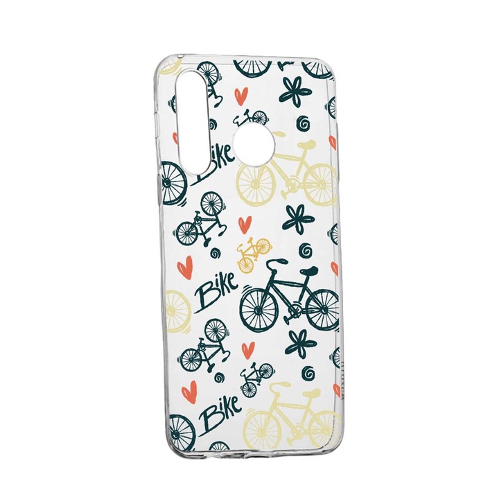 Szilikon tok Realme 5-höz, Bike Love, kopásálló, csúszásgátló, 781