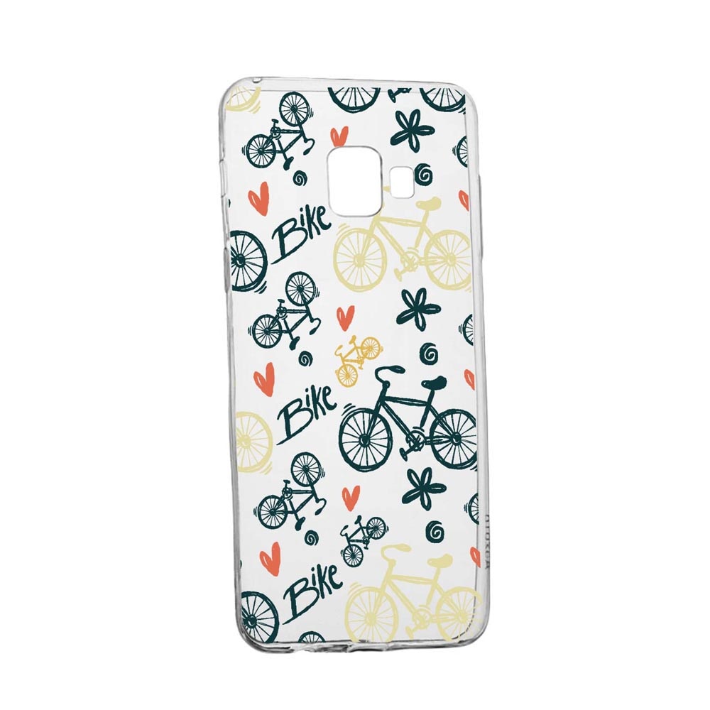 Husa Silicon Compatibila Cu Samsung Galaxy A3 2017, Bike Love, rezistenta la uzura, anti-alunecare, 781
